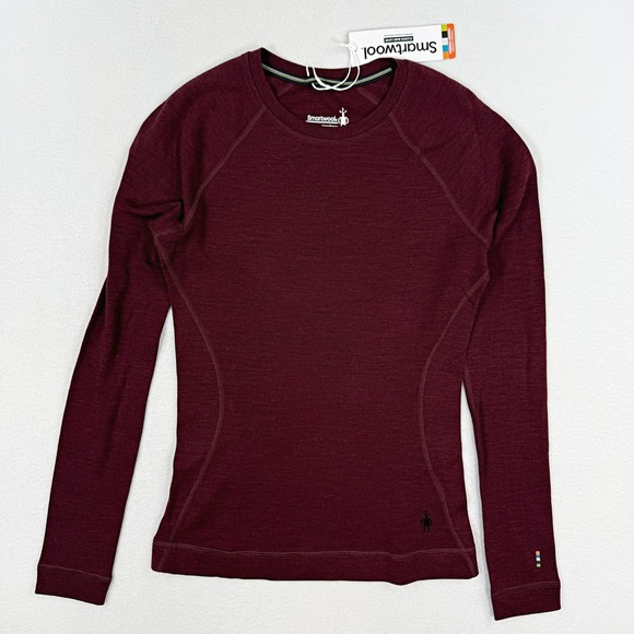 Smartwool Tops - Smartwool Classic Thermal Merino Wool Baselayer Top Size S Womens Dark Red NEW